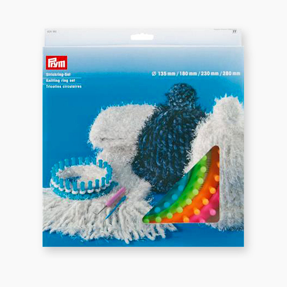 Set de Anillos para Tejer Prym 624160 - Fácil Tejido de Bufandas y Gorros