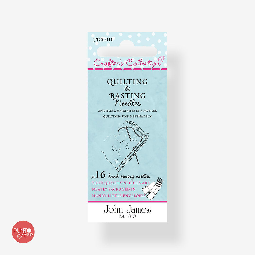 Assorted Basting and Quilting Needles - John James JJCC010
