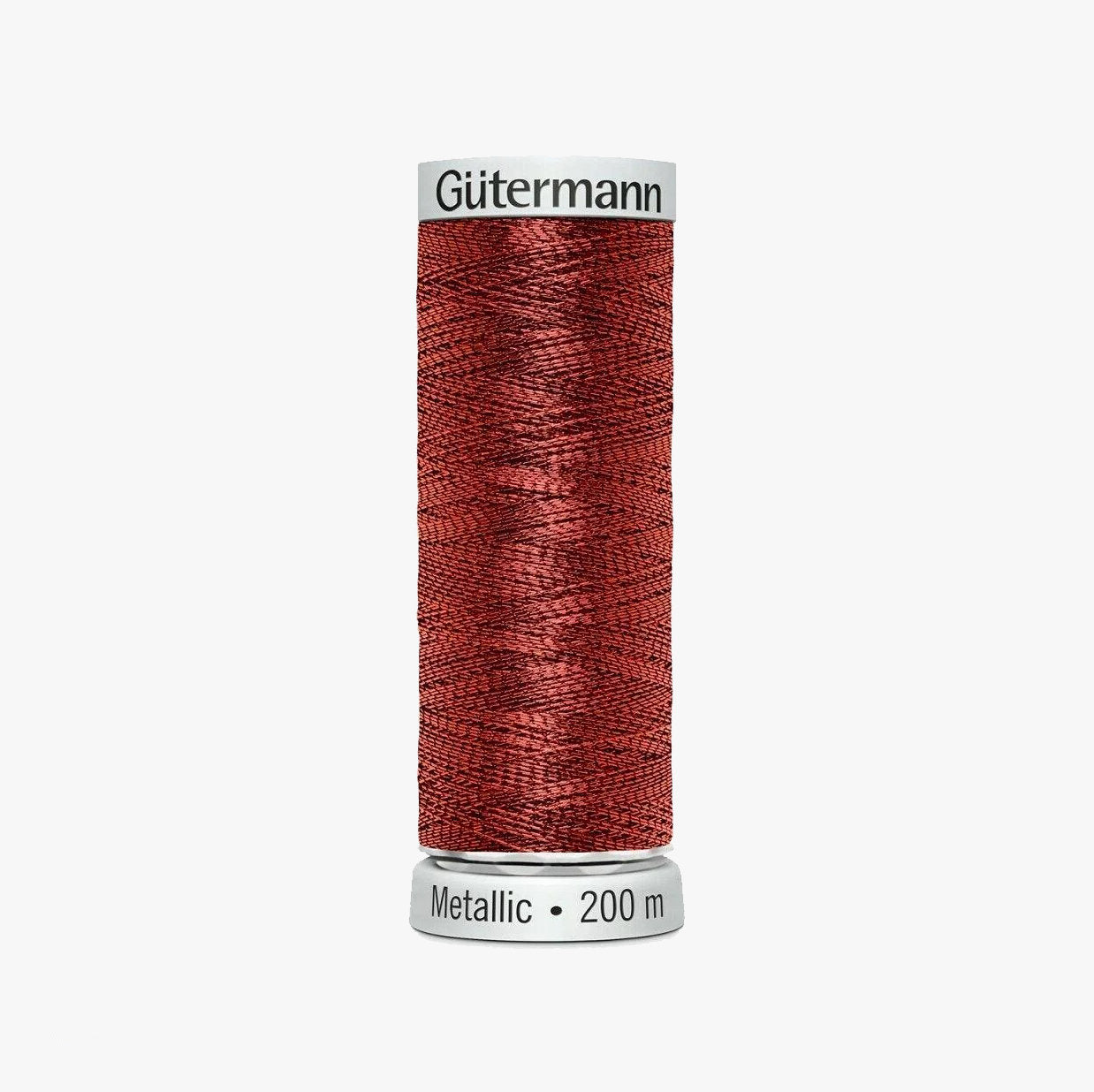 7014 Hilo Metálico Gutermann de 200m - Efecto Metálico para Costuras Decorativas y Bordados a Máquina