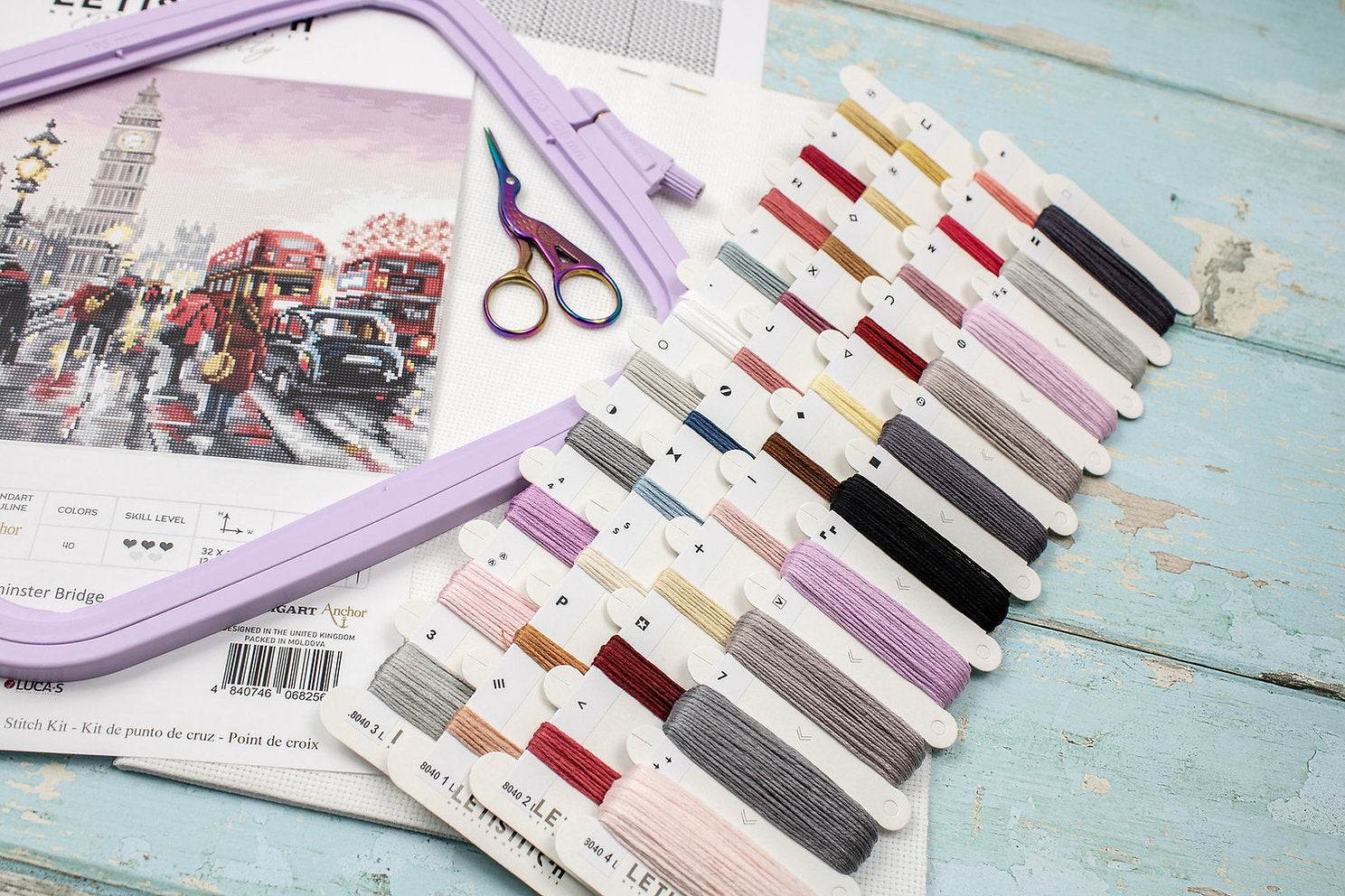 Kreuzstich-Kit. Westminster Bridge - L8040 LETISTITCH