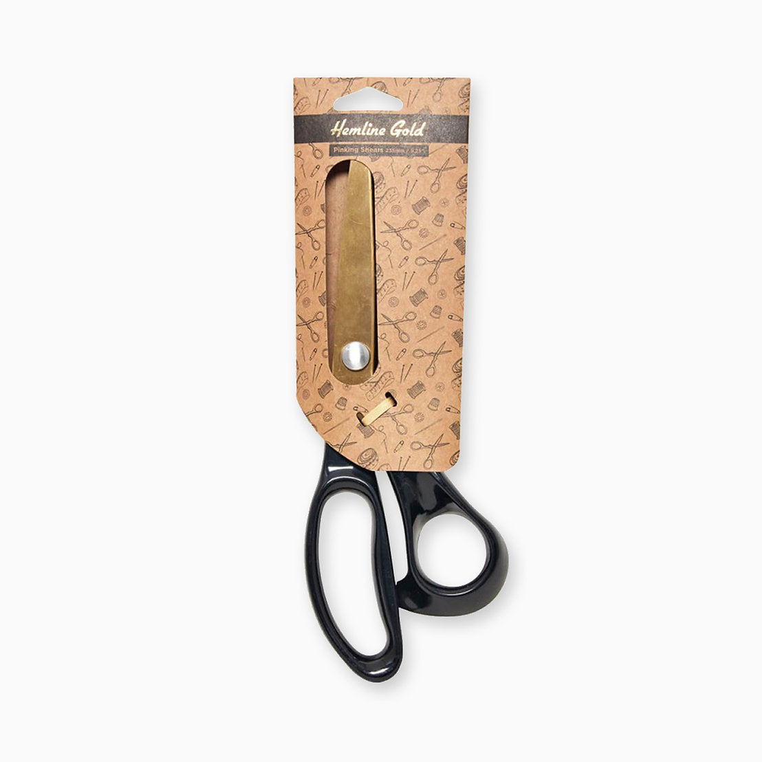 Tijeras Zig Zag Dentadas 23,5 cm Hemline Gold 380.HG