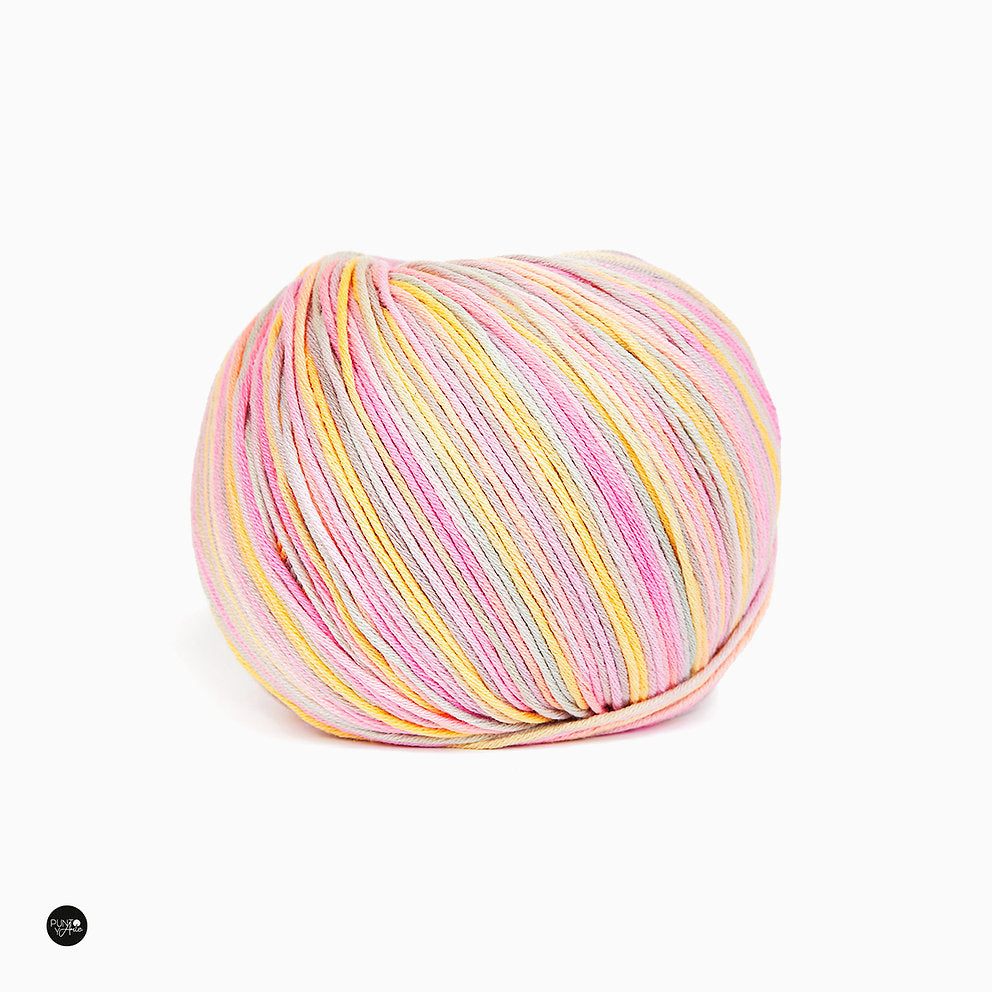 302M-P_M904 Natura MULTICO Cotton DMC Hilos para Tricot y Ganchillo 50g