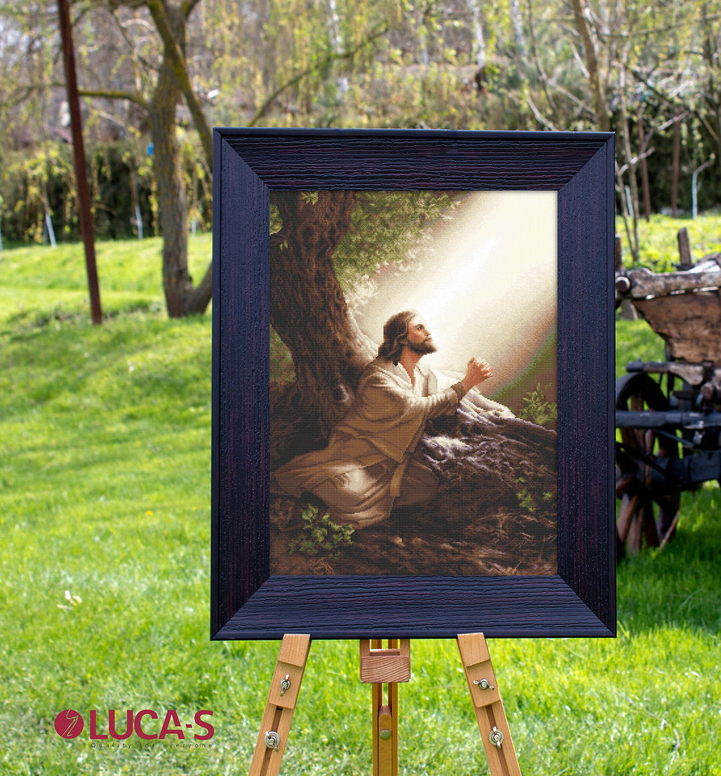 Kit de Punto de Cruz - Jesús Cristo - B618 Luca-S GOLD