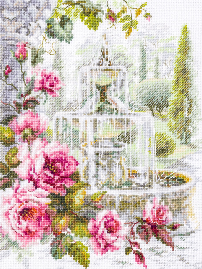 Kreuzstichset 250-063 Brunnen der Wünsche. Magische Nadel