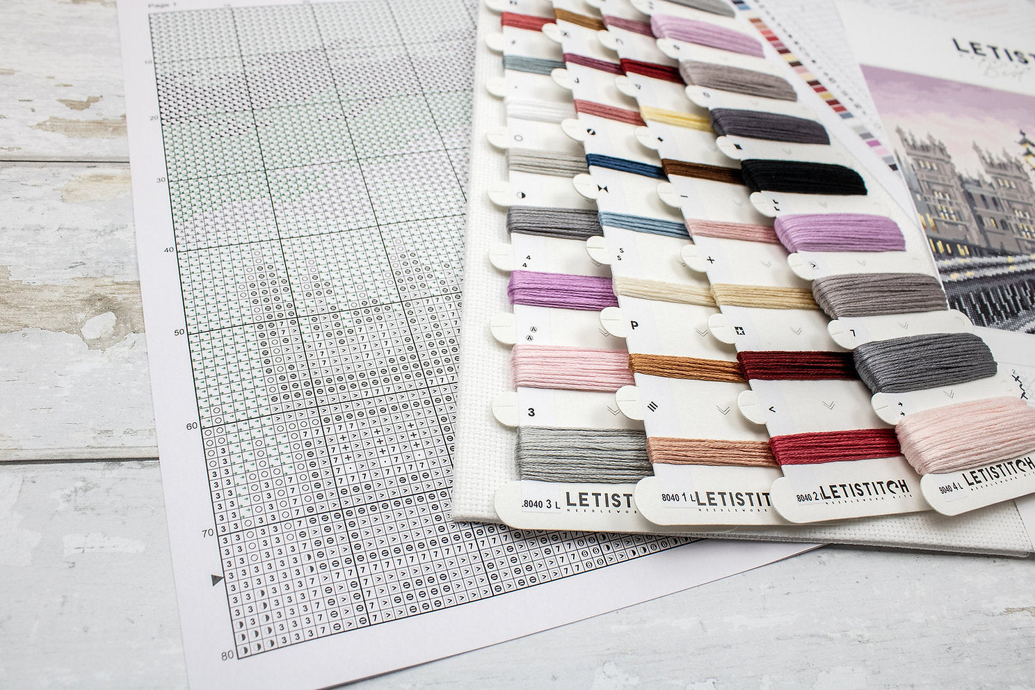 Kreuzstich-Kit. Westminster Bridge - L8040 LETISTITCH