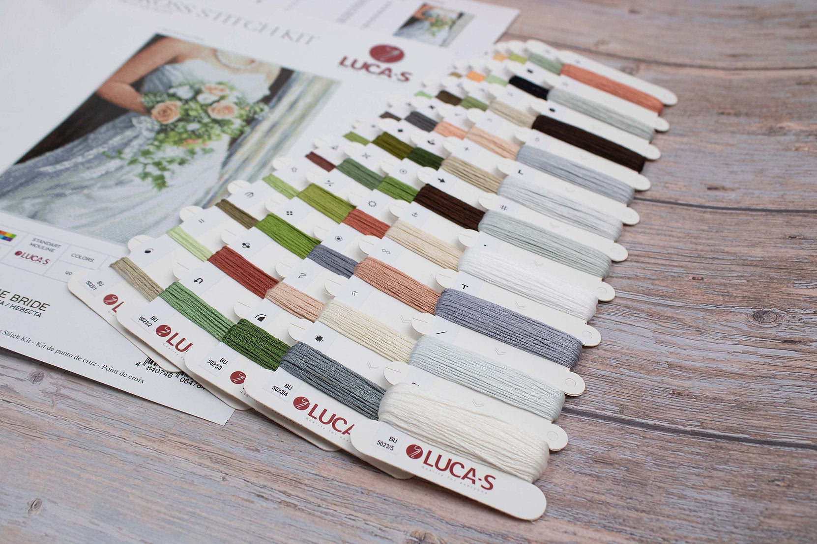 Kit de Punto de Cruz La Novia - BU5023 Luca-S | Bordado para bodas y eventos especiales