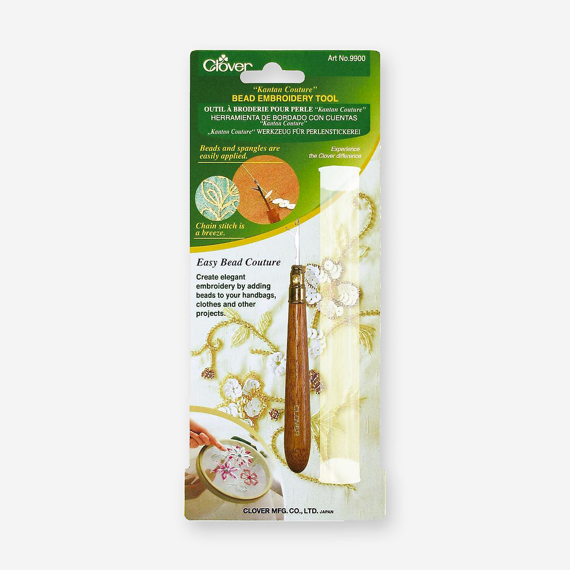 Clover 9900. Aguja Kantan de Bordado