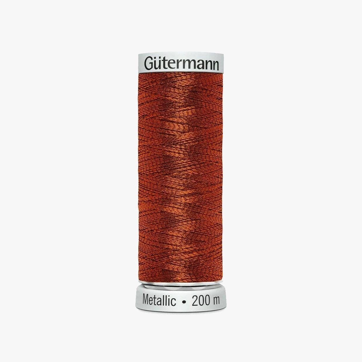 7010 Hilo Metálico Gutermann de 200m - Efecto Metálico para Costuras Decorativas y Bordados a Máquina