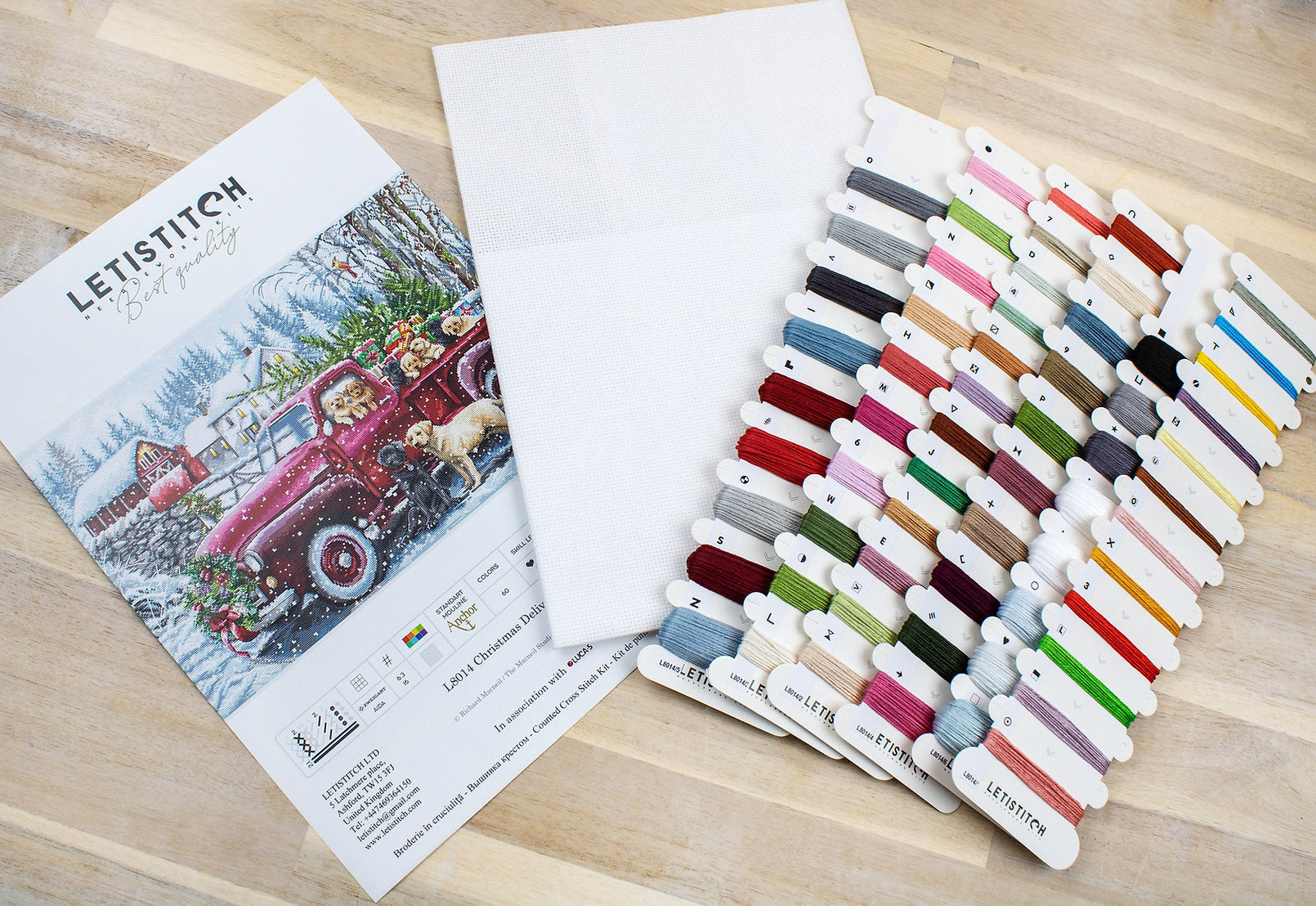 Kreuzstich-Kit. L8014 Weihnachtslieferung - LETISTITCH