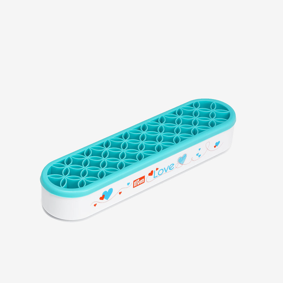 Nähzubehör-Organizer zum Halten und Aufbewahren – flexibles Silikon und Mintfarbe – Prym Love 612408