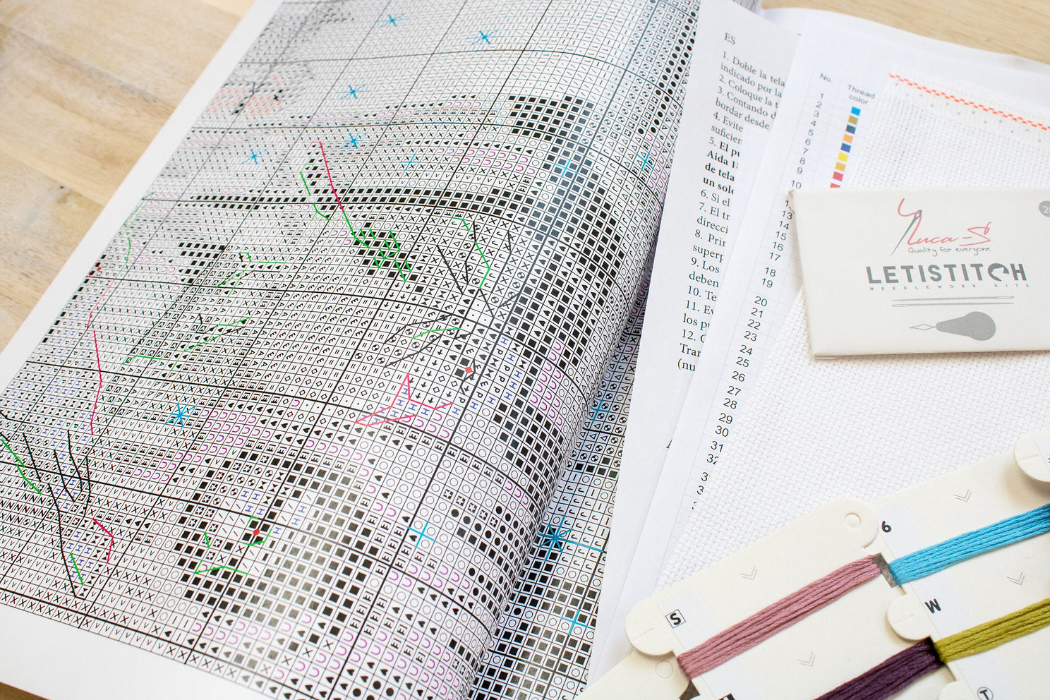 Kit de Punto de Cruz. Casa del Pájaro - B2399 Luca-S