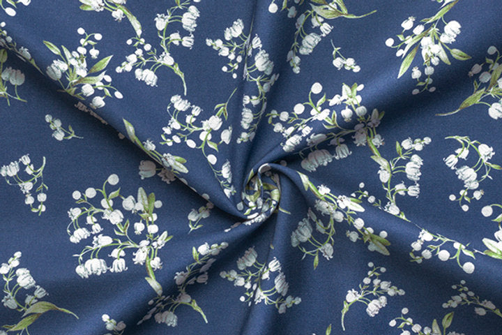 Gütermann Most Beautiful Cotton Fabric with Elegant Floral Motifs 647011/68