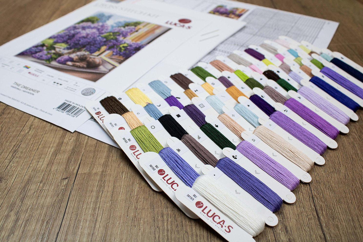 Kit de Punto de Cruz. El Gatito Soñador - Luca-S BU5015