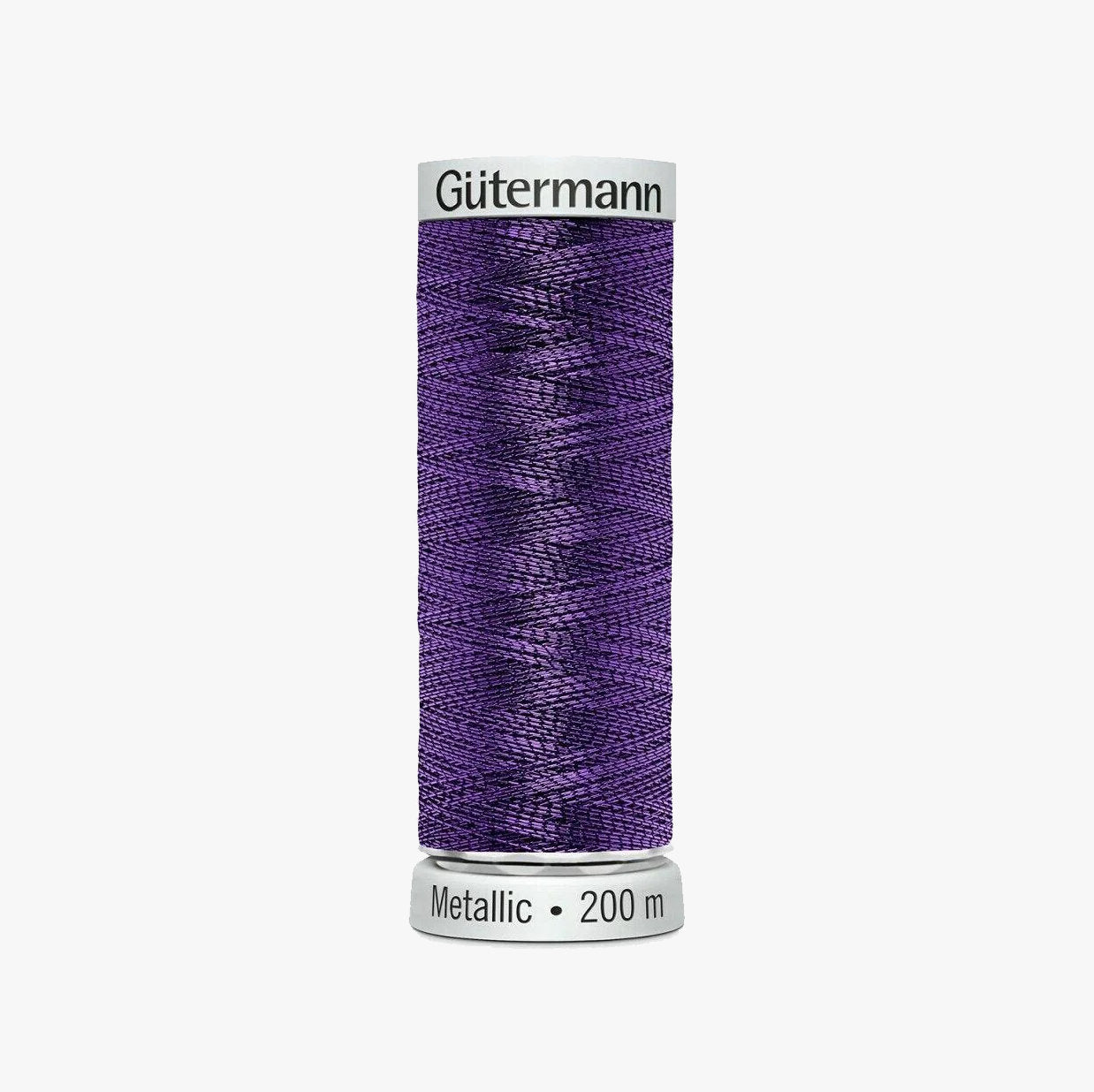 7050 Hilo Metálico Gutermann de 200m - Efecto Metálico para Costuras Decorativas y Bordados a Máquina