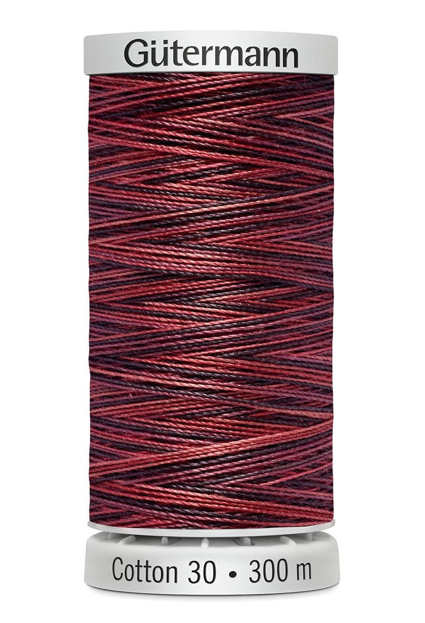 4007 Gütermann Cotton Threads. Ideal for Machine Embroidery - Thickness 30 / 300 m