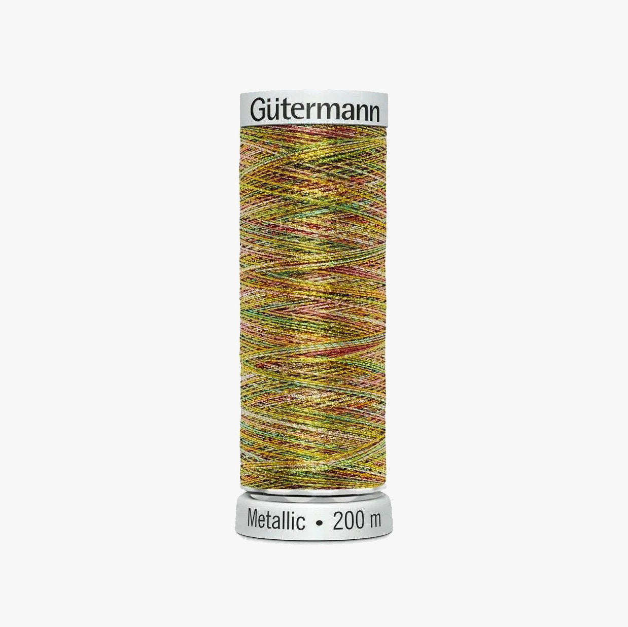 7020 Hilo Metálico Gutermann de 200m - Efecto Metálico para Costuras Decorativas y Bordados a Máquina