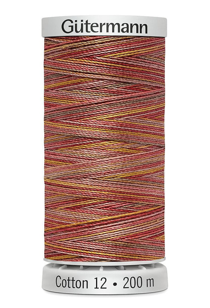 4006 Gütermann Baumwollgarn für Maschinenstickerei – Stärke 12, 200 m