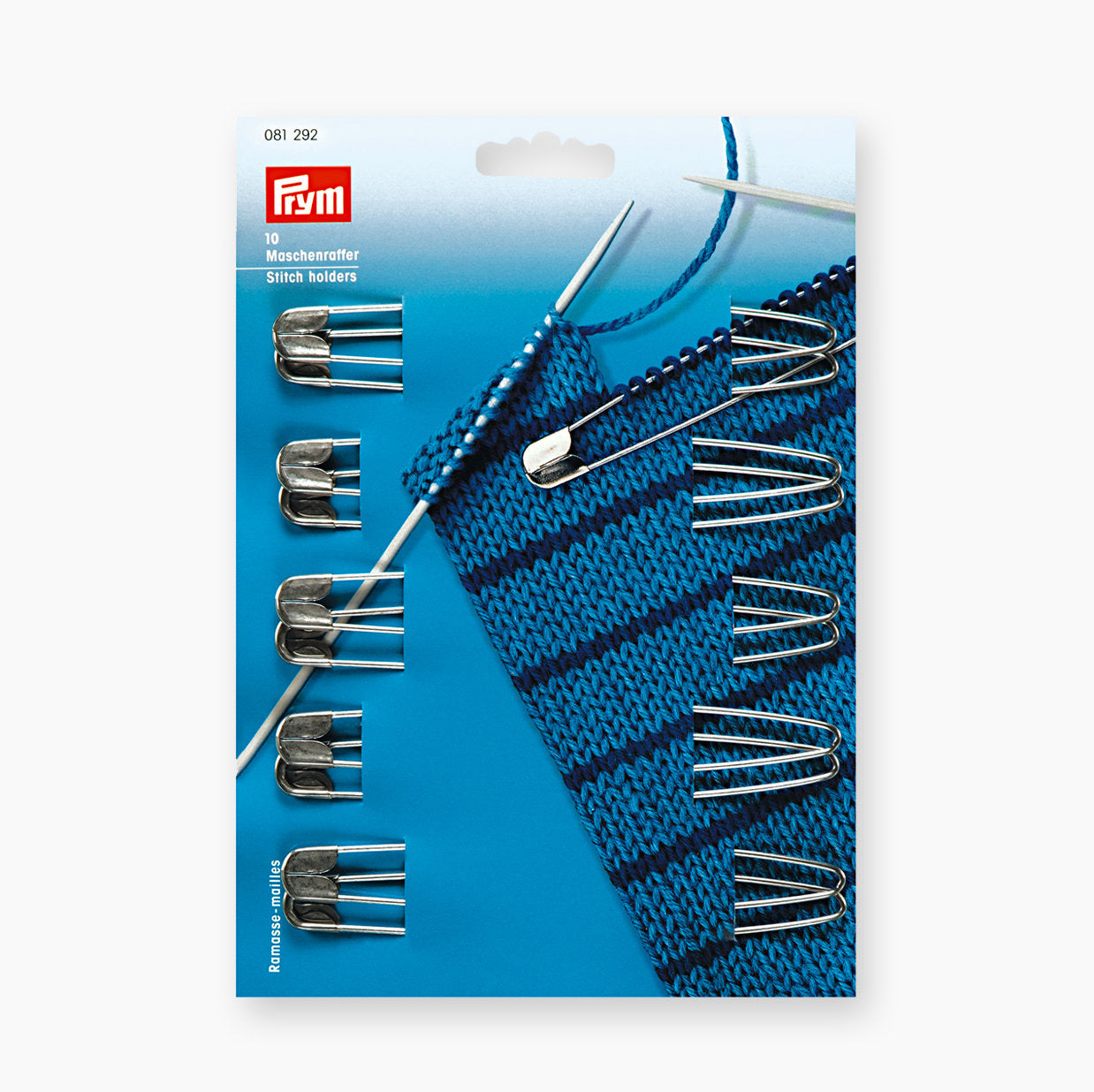 Kit de 10 Guardapuntos de Acero Inoxidable de Prym 081292 para tejer con precisión