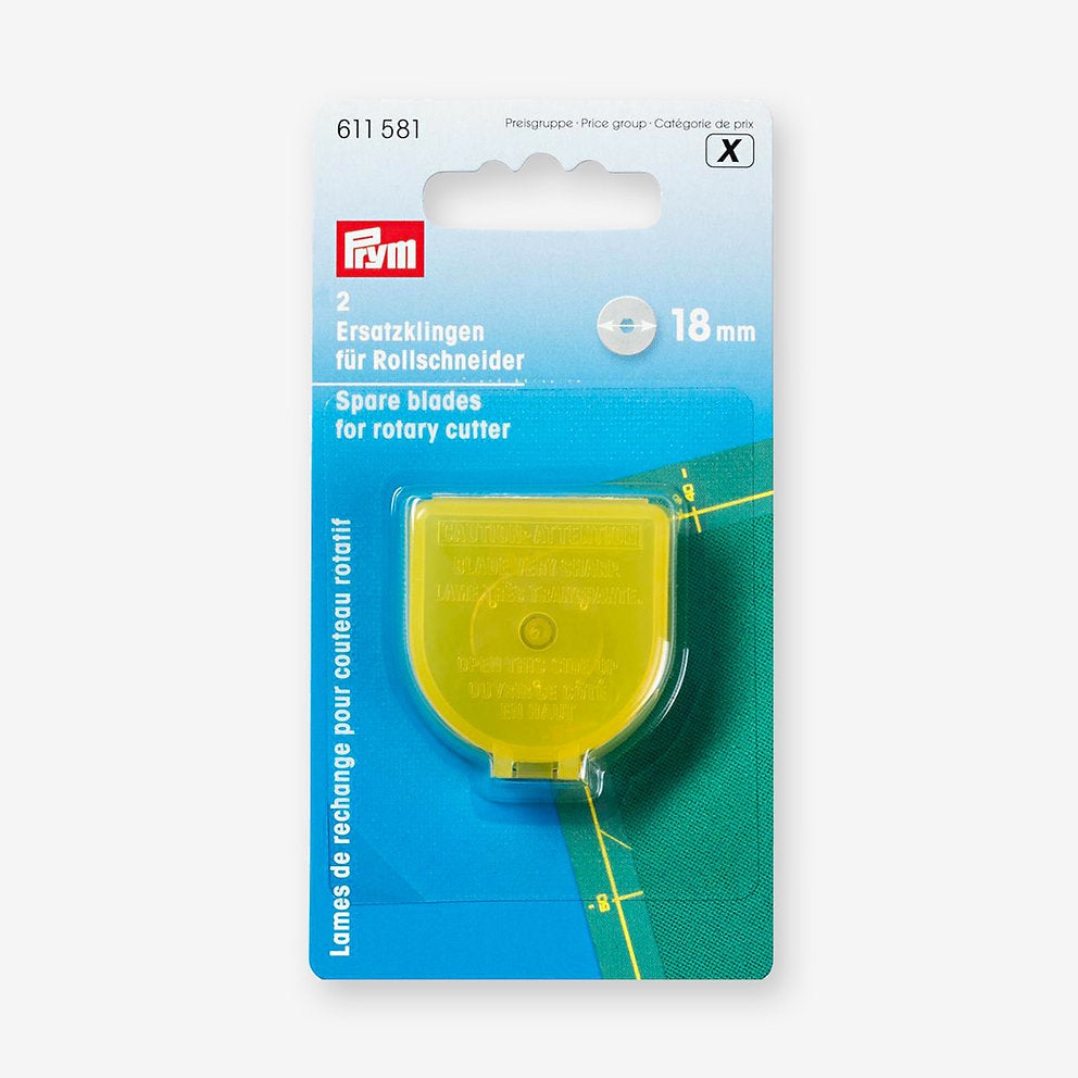 18 mm Cuchilla de repuesto para cortador rotativo, Super Mini, Prym 611581