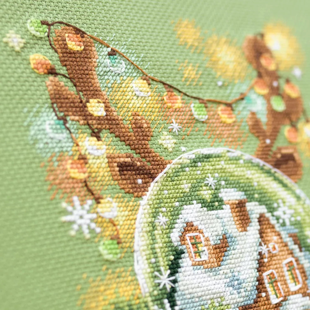 Kit de Punto de Cruz Luz de Navidad de Magic Needle