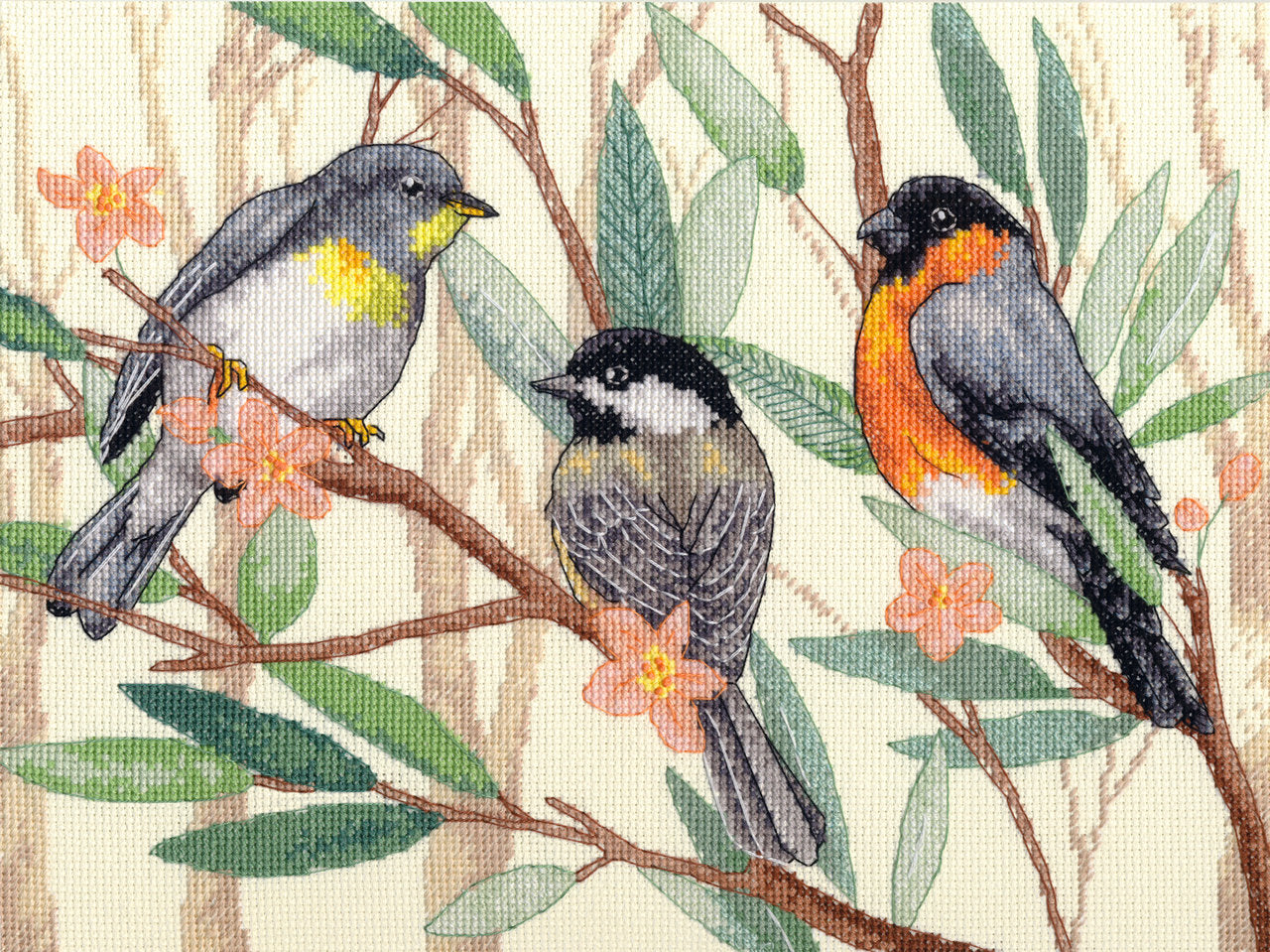 Kit de punt de cruz. Toppers de árboles 70-35402 Dimensions