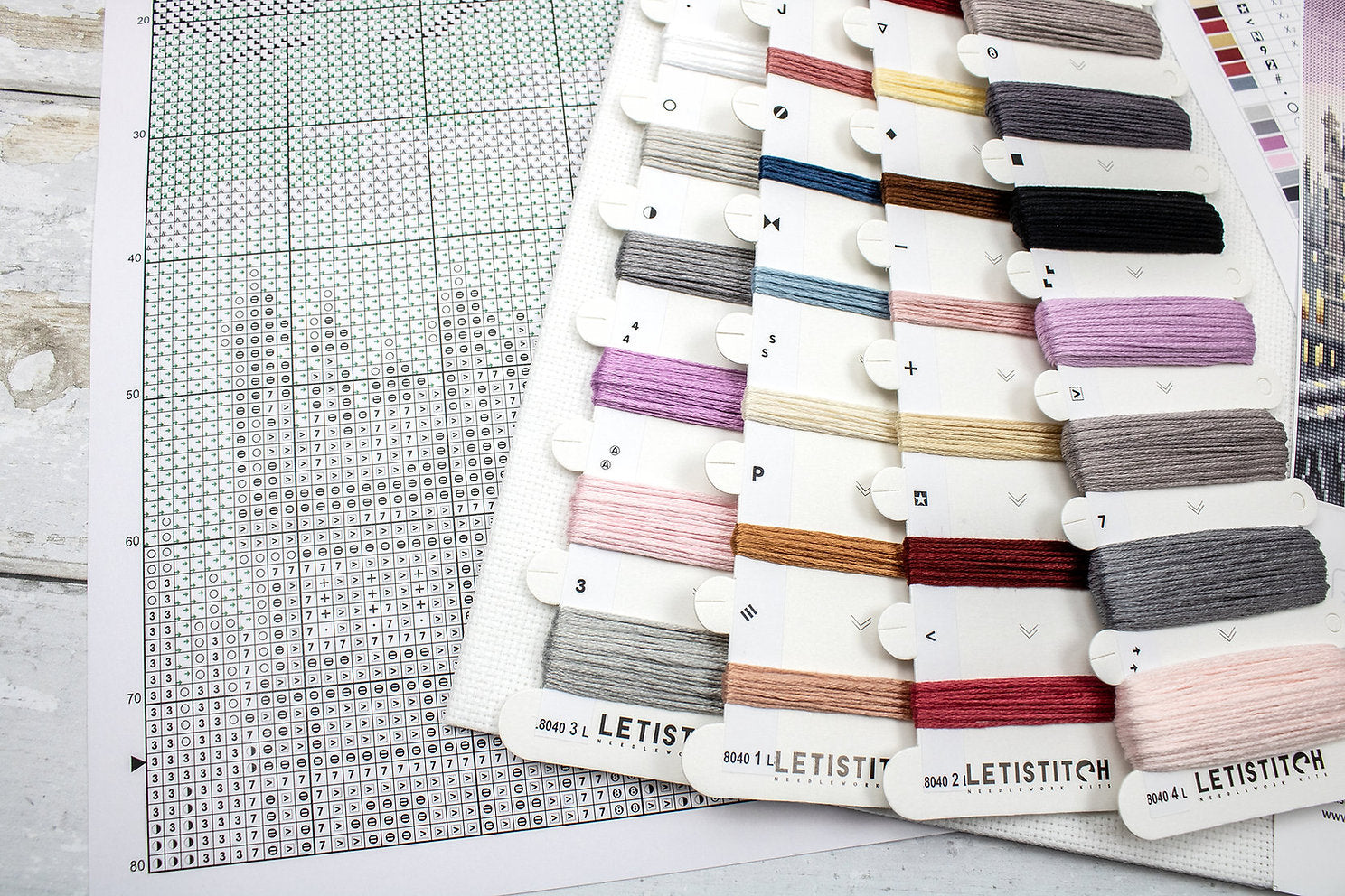 Kreuzstich-Kit. Westminster Bridge - L8040 LETISTITCH