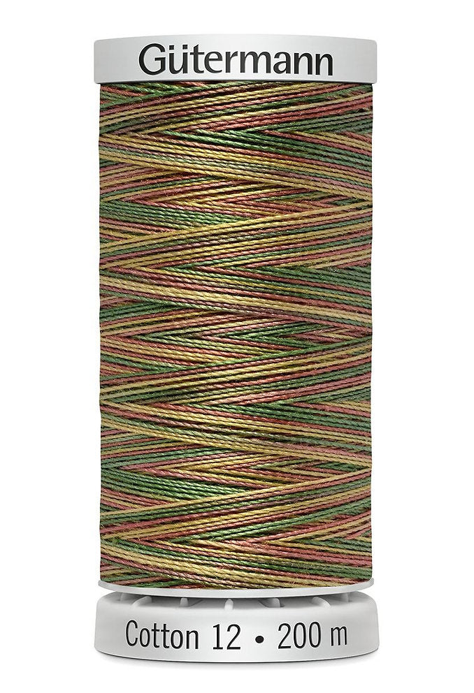 4107 Gütermann Baumwollgarn für Maschinenstickerei – Stärke 12, 200 m