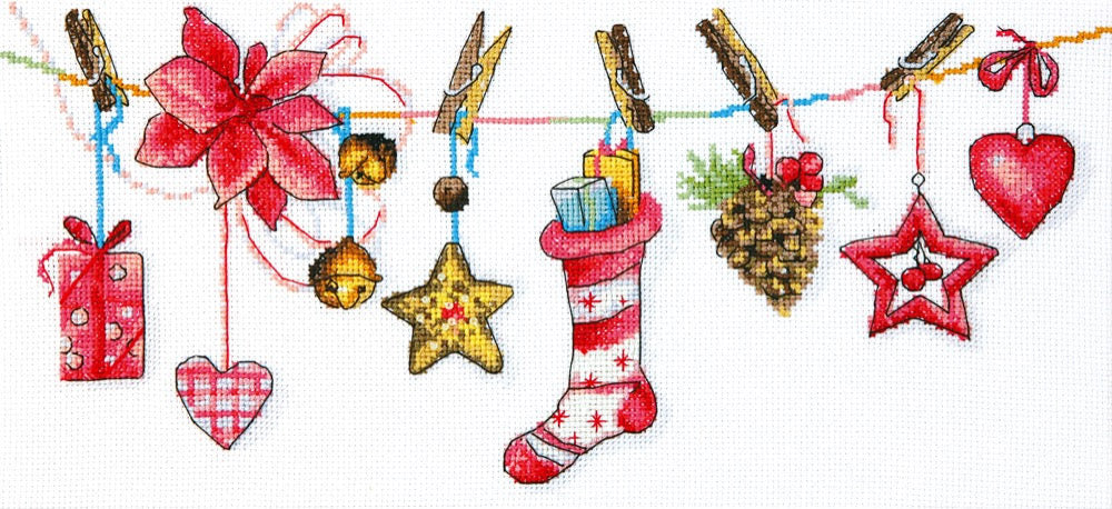 Kit de Punto de Cruz. Festive Mood - M-446 Charivna Mit