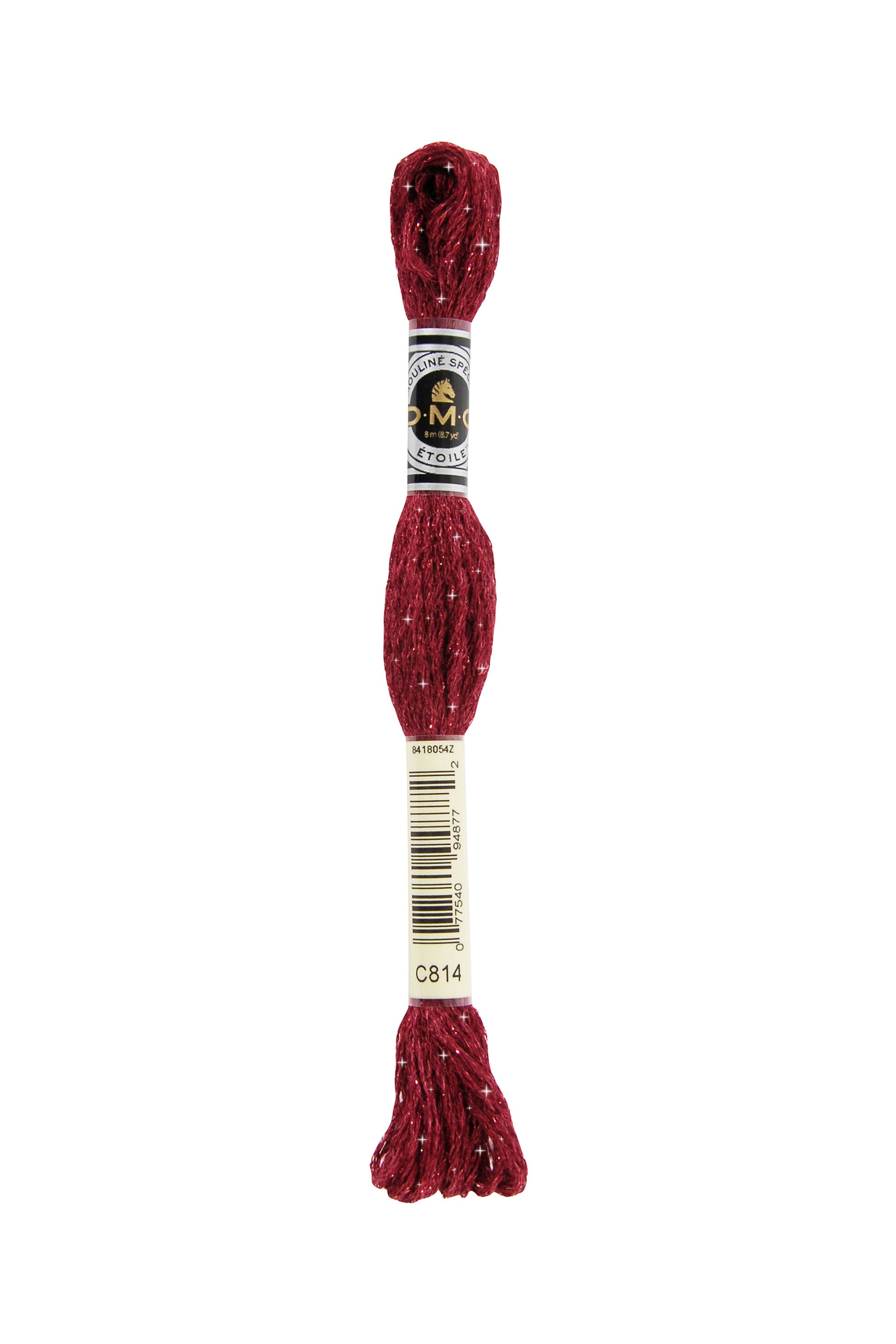 C814 Mouliné Étoile DMC-Stickgarn mit Glitzereffekt