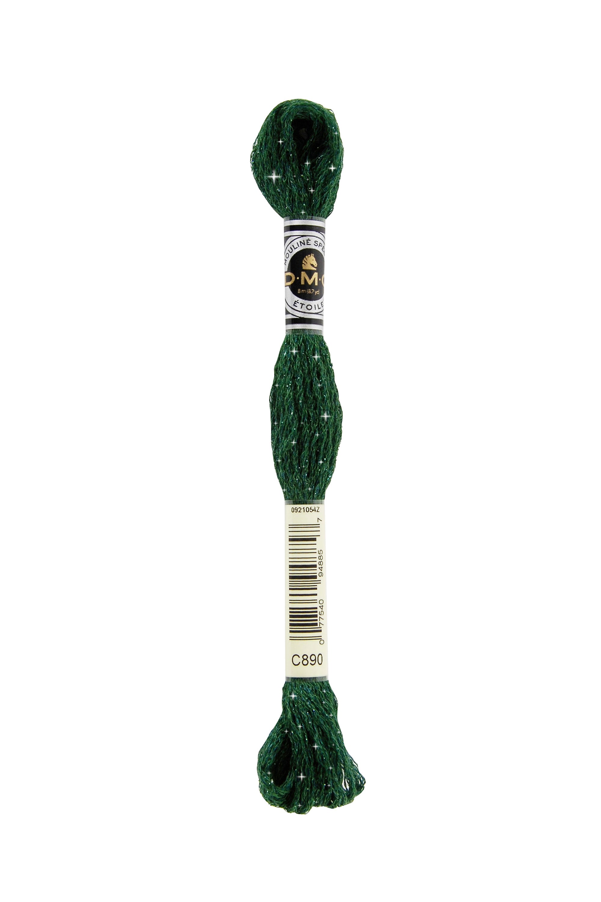 C890 Mouliné Étoile DMC-Stickgarn mit Glitzereffekt