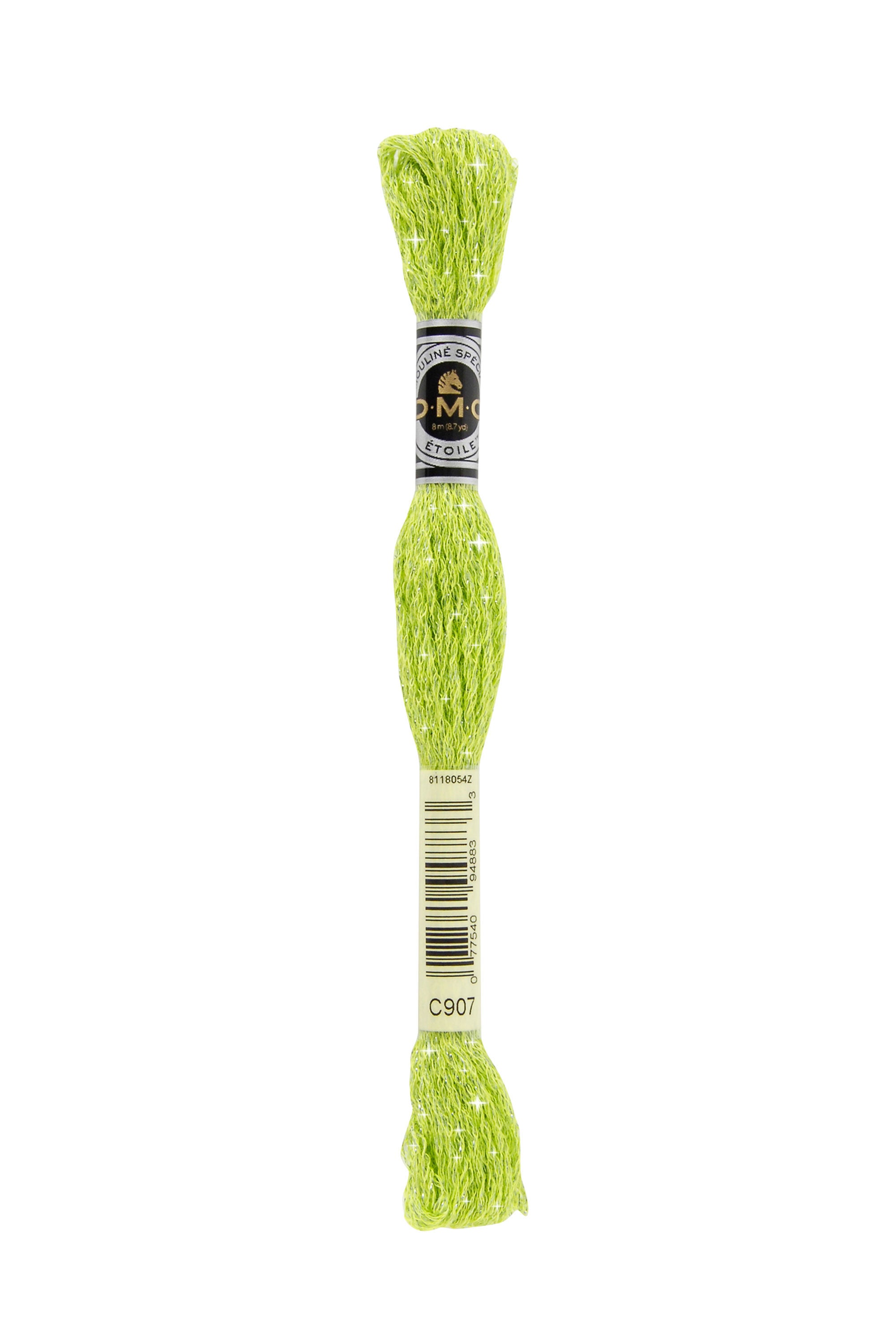 C907 Mouliné Étoile DMC-Stickgarn mit Glitzereffekt