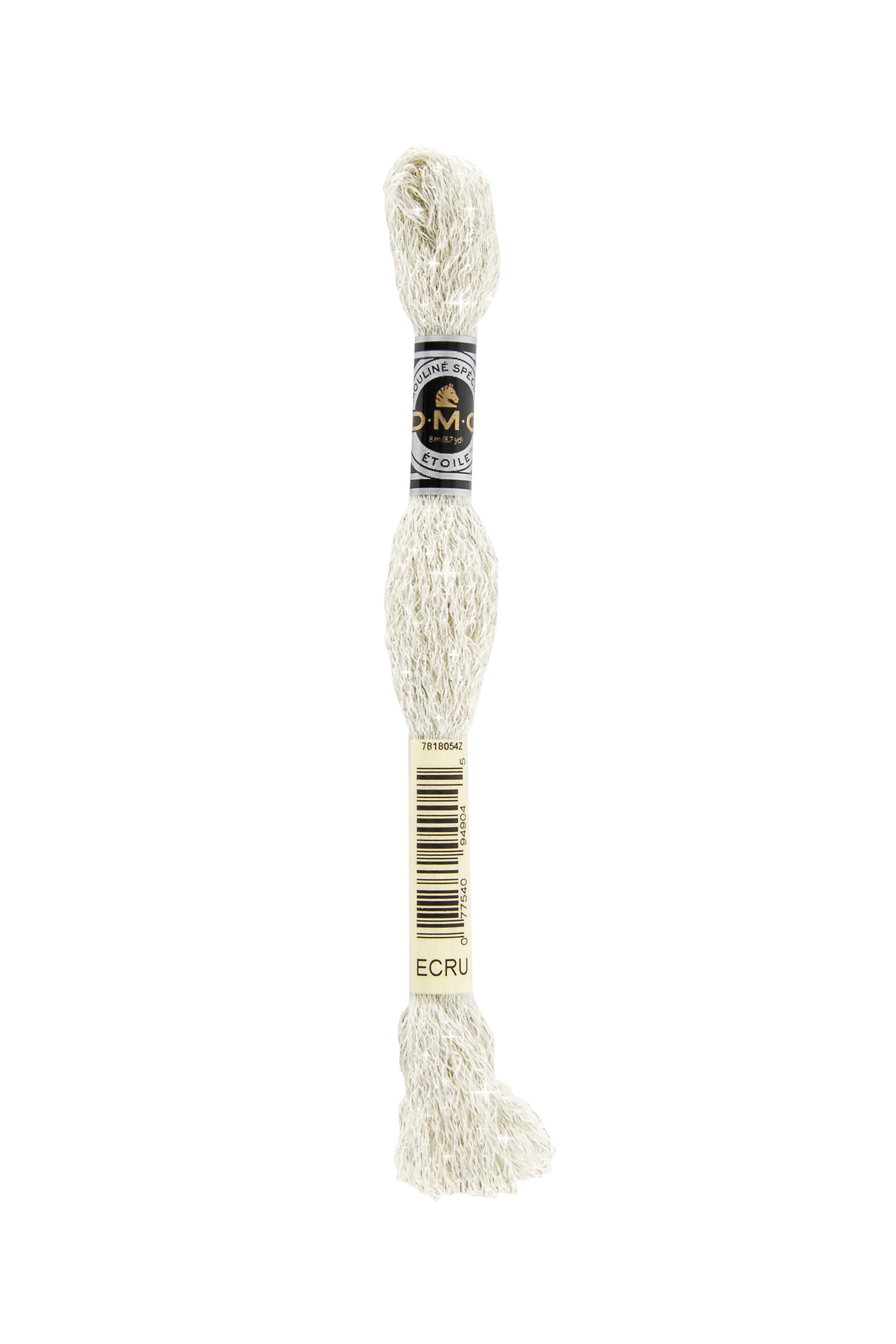 ECRU Mouliné Étoile DMC-Stickgarn mit Glitzereffekt