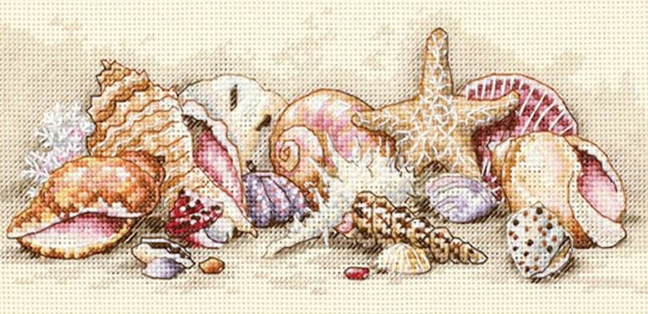 Seashell Treasures - 65035 Dimensions - Cross stitch kit