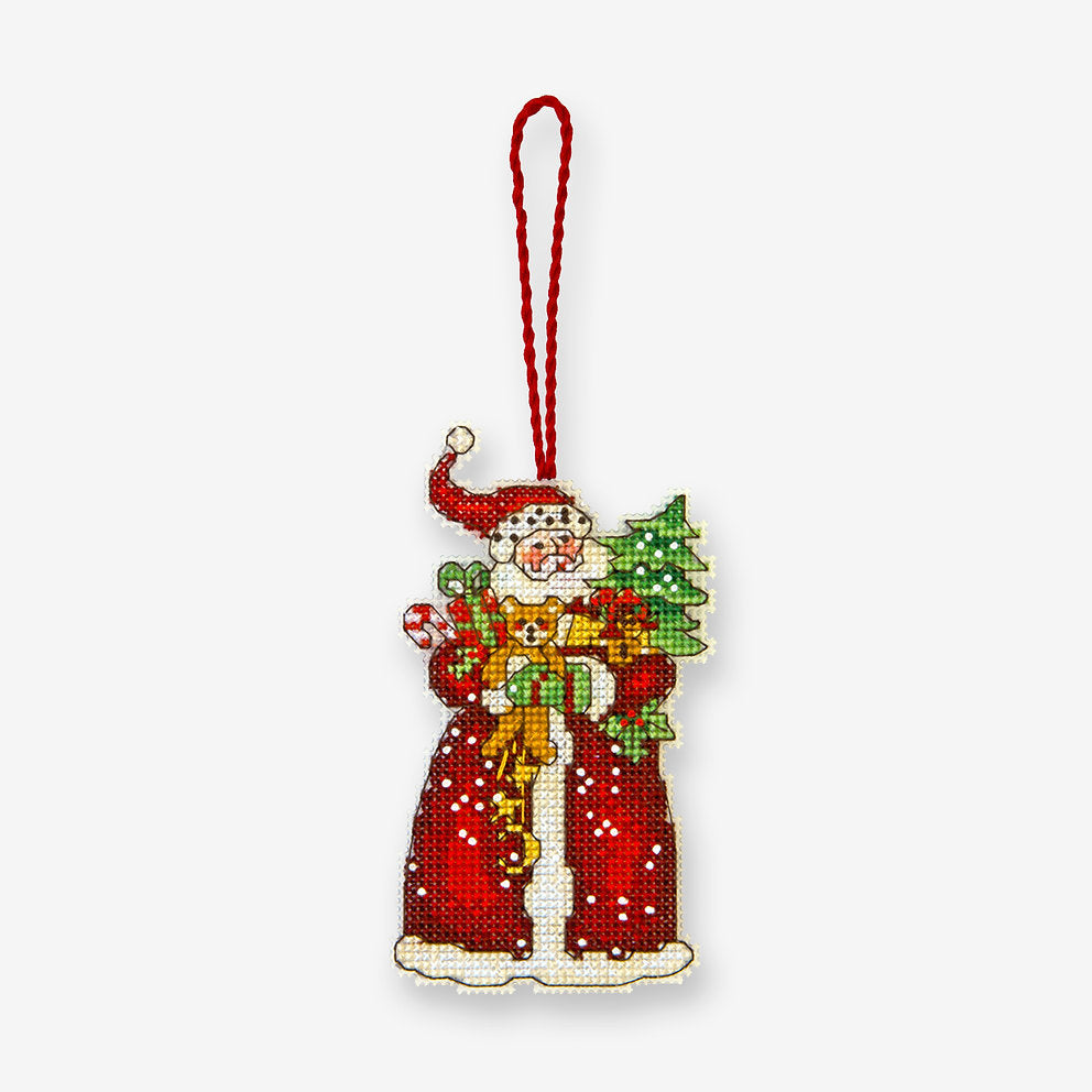 Weihnachtsmann – 70-08895 Maße – Kreuzstichset