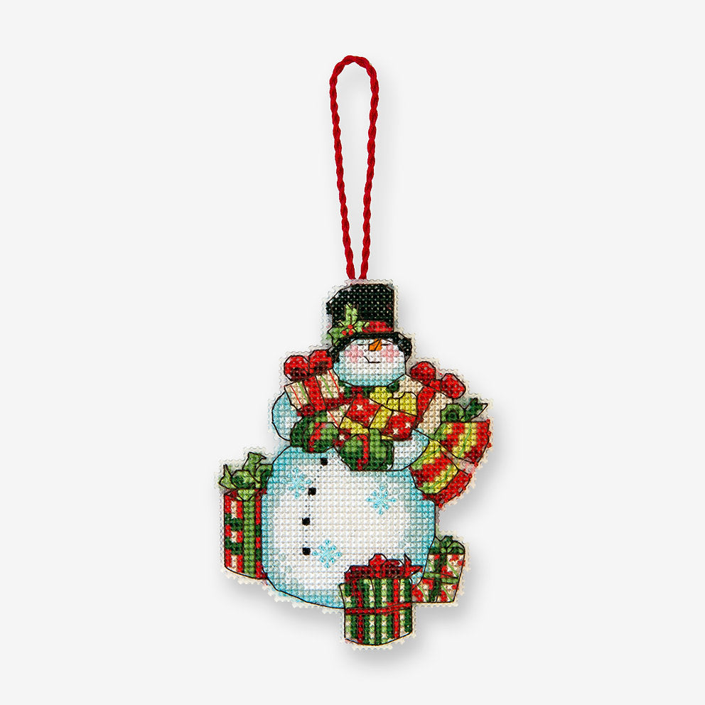 Schneemann – 70-08896 Maße – Kreuzstichset