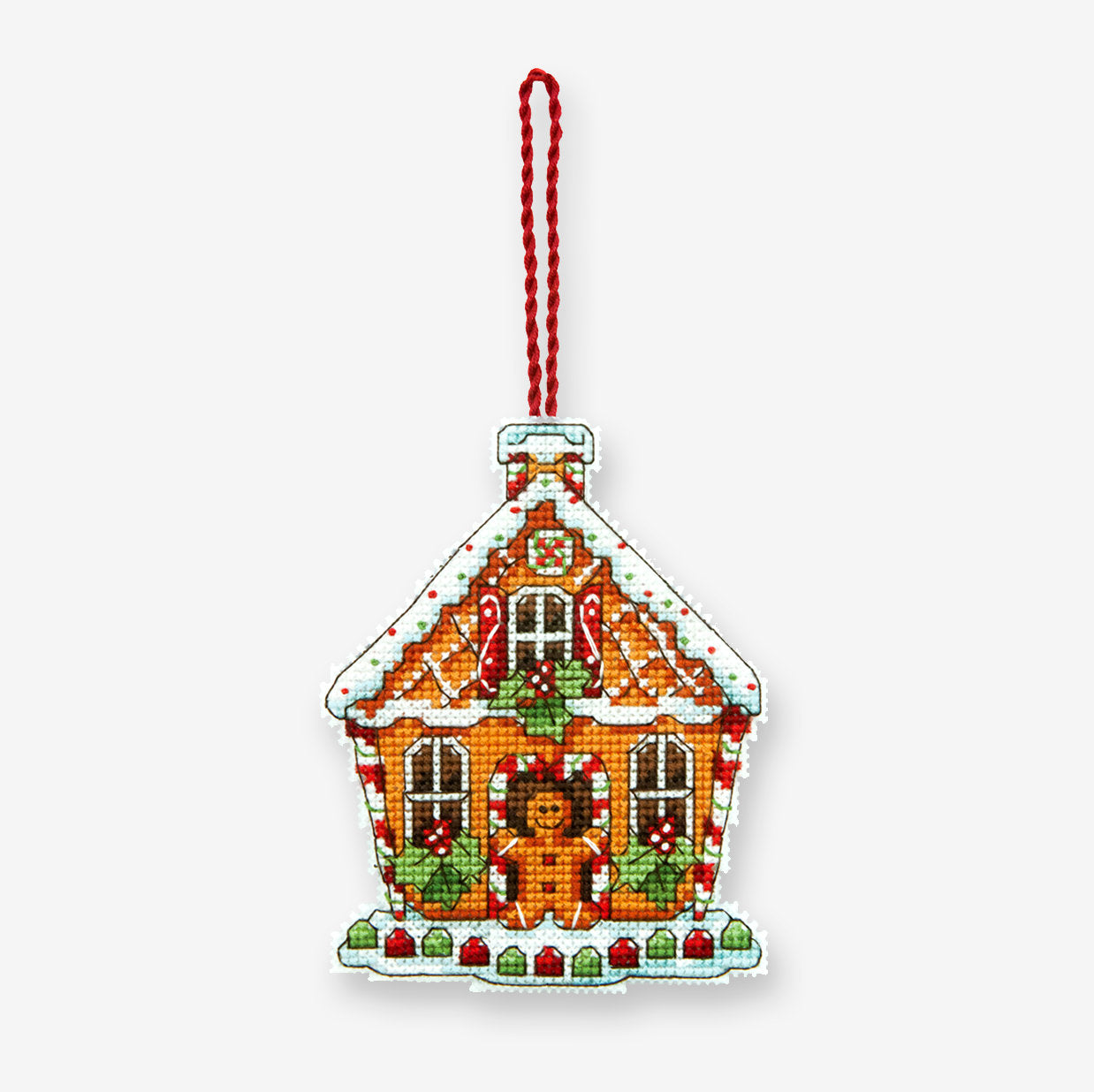 Lebkuchenhaus – 70-08917 Maße – Kreuzstichset