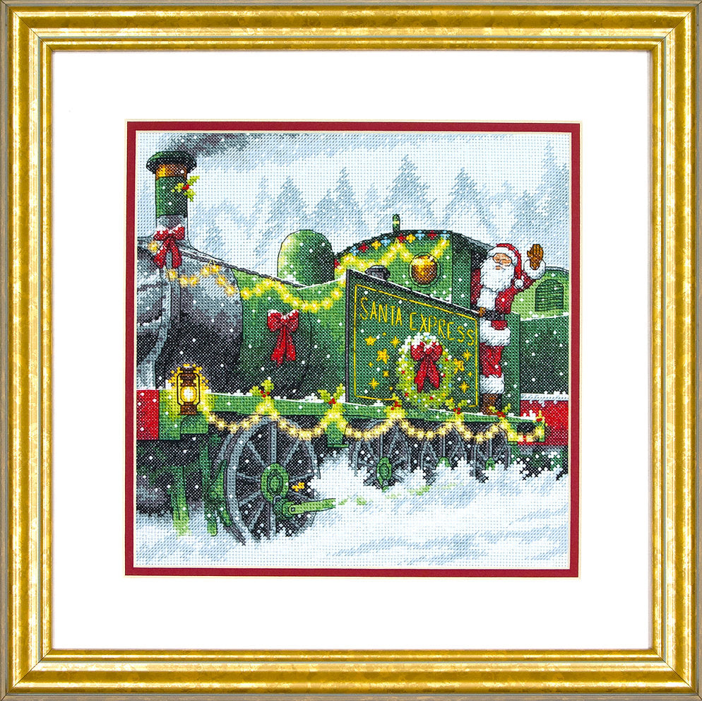 Santa Express – 70-08918 Maße – Kreuzstichset
