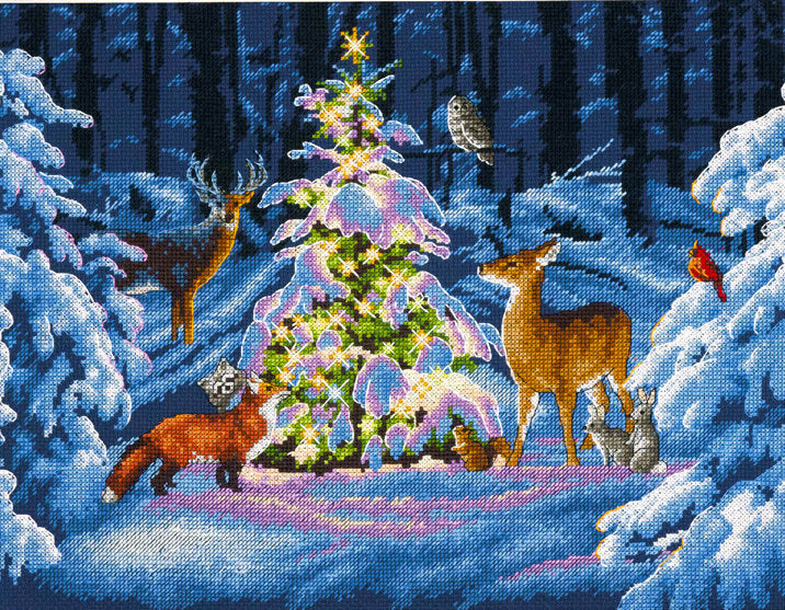 Woodland Glow – 70-08922 Abmessungen – Kreuzstichset