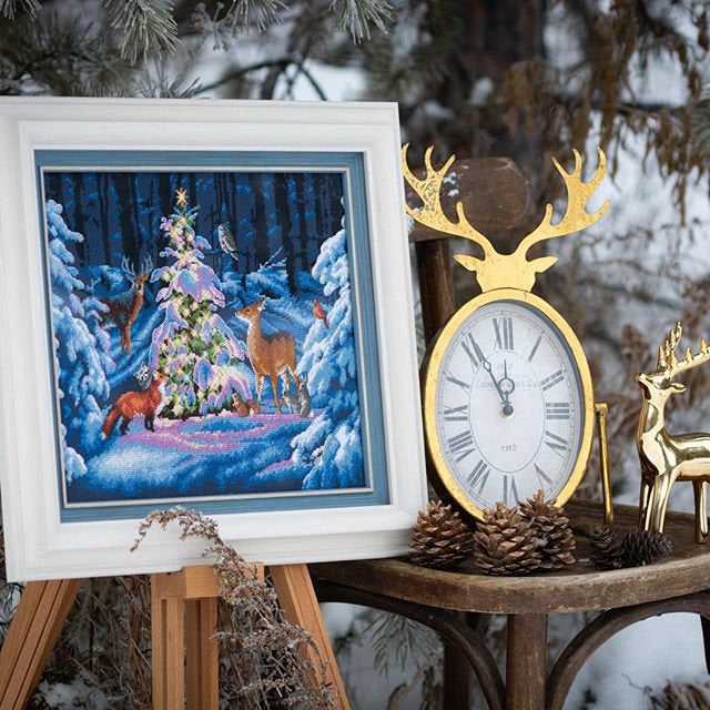 Woodland Glow – 70-08922 Abmessungen – Kreuzstichset