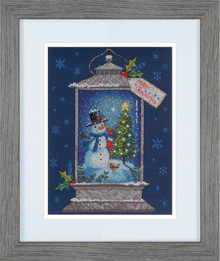 Weihnachtslaterne – 70-08987 Maße – Kreuzstichset