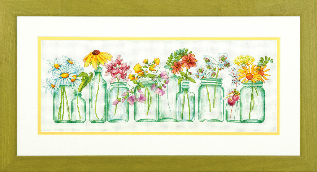Mason Jar Lineup – 70-35310 Maße – Kreuzstichset