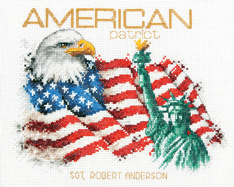 American Patriot - 70-35363 Dimensions - Cross Stitch Kit