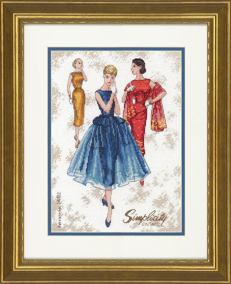 Vintage Elegance – 70-35369 Maße – Kreuzstichset
