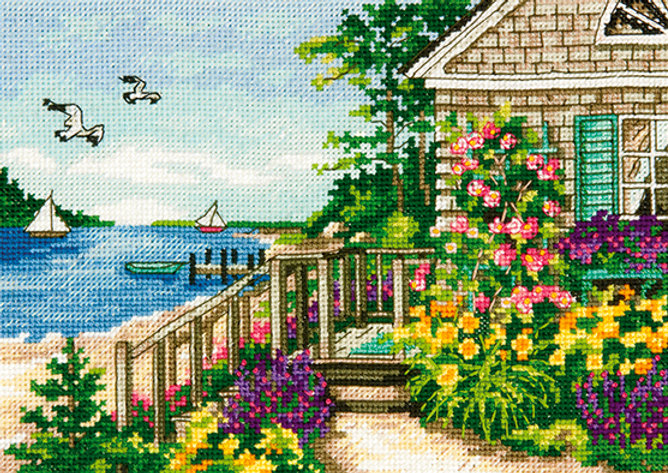 Bayside Cabin – 70-65145 Maße – Kreuzstichset