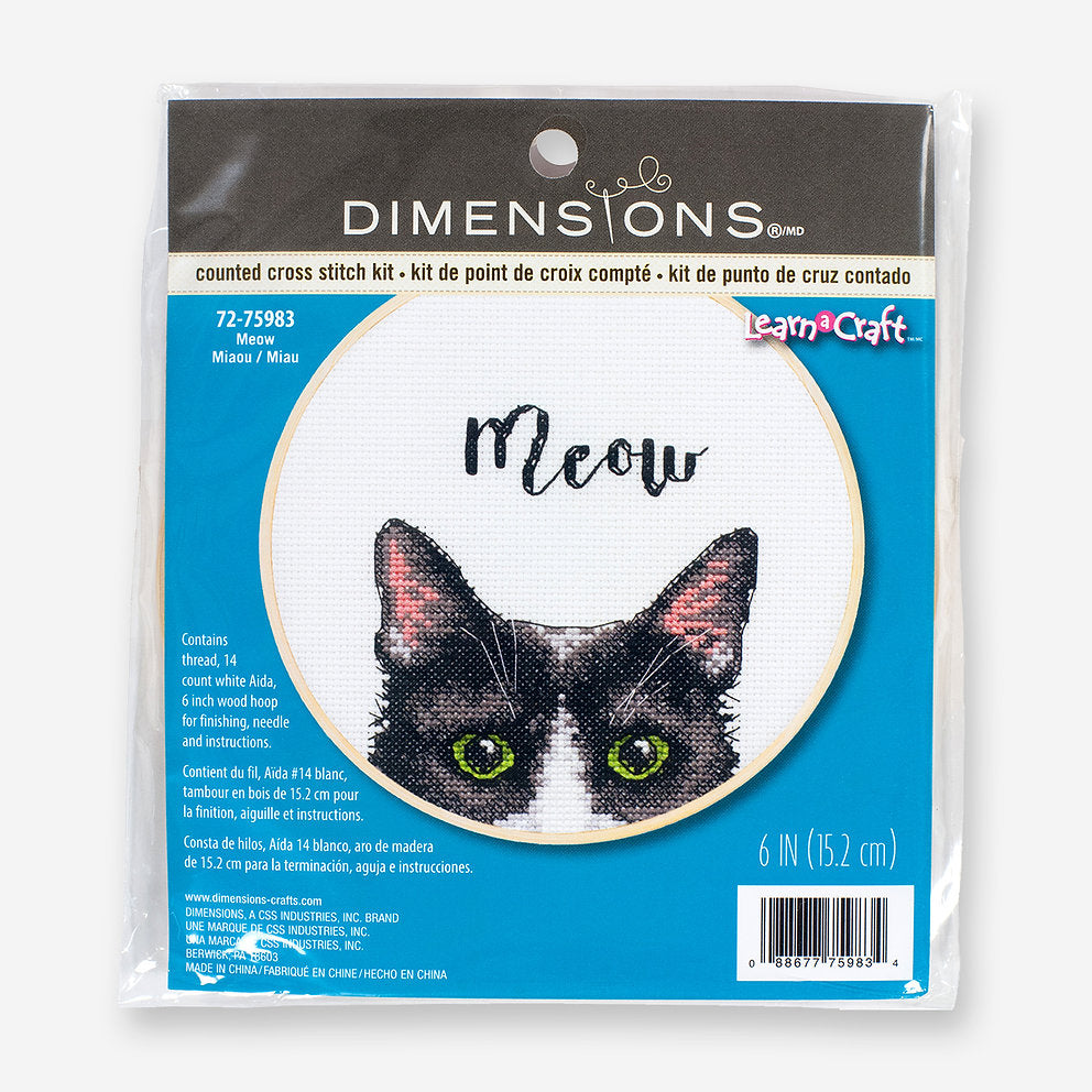 Meow – 72-75983 Dimensions – Kreuzstichset