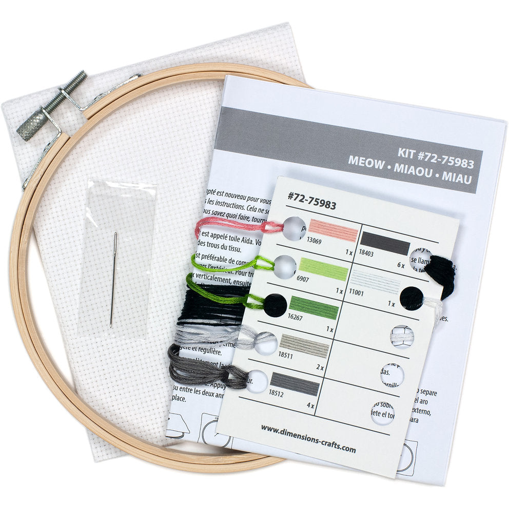 Meow – 72-75983 Dimensions – Kreuzstichset
