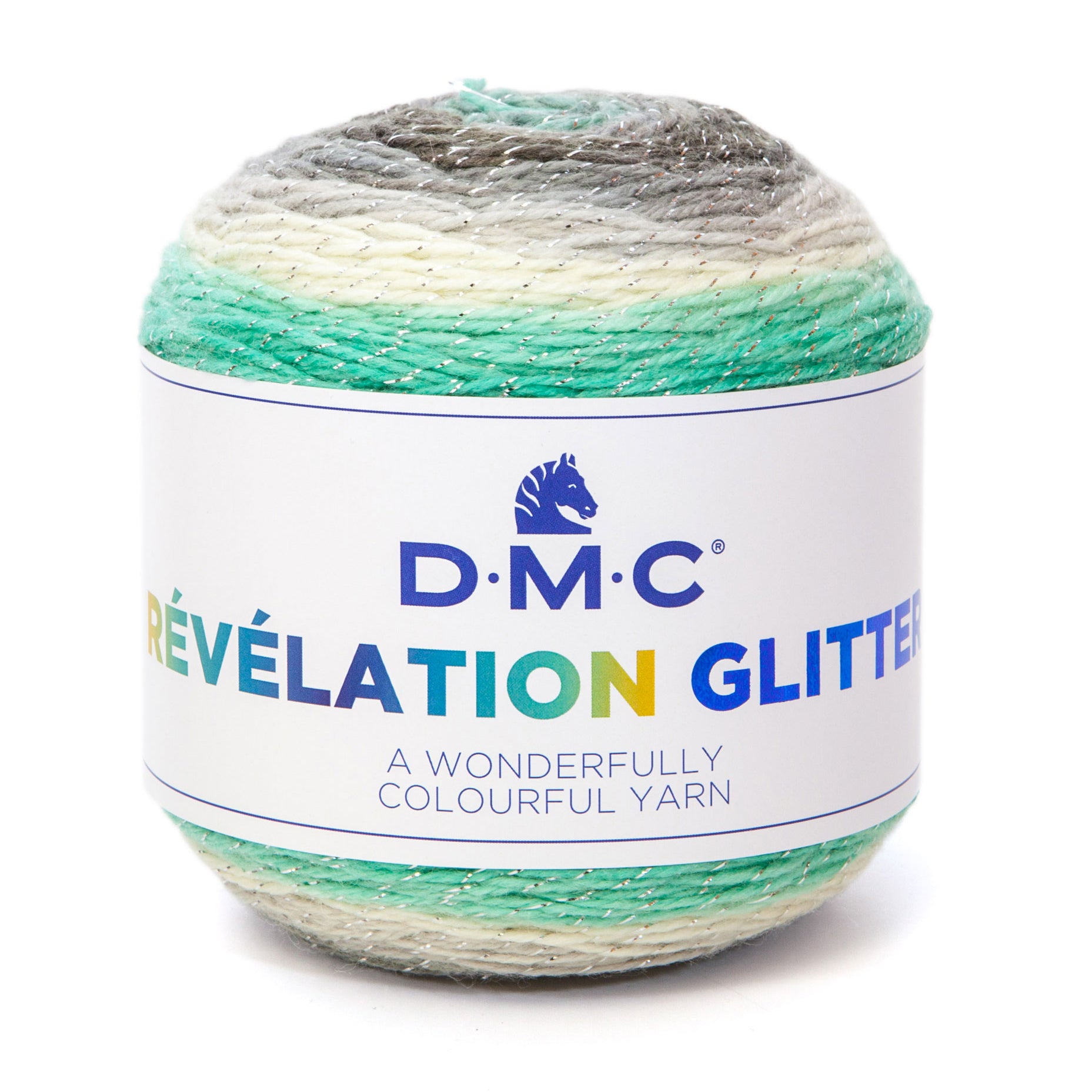 DMC Révélation Glitter - Multicolor wool with a touch of glitter