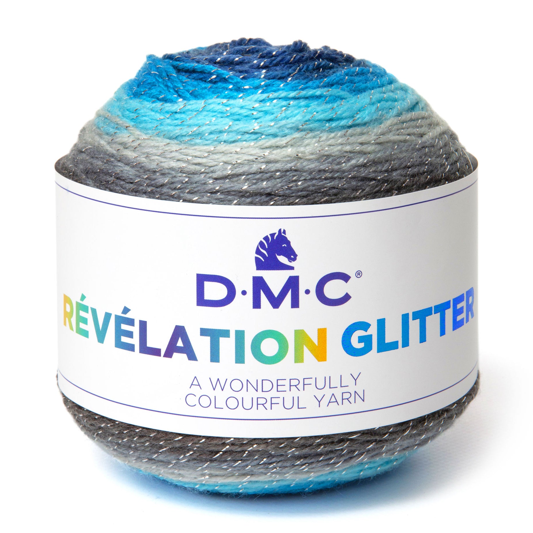 DMC Révélation Glitter - Multicolor wool with a touch of glitter