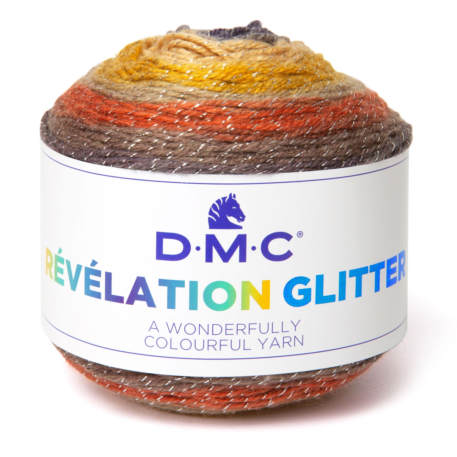 DMC Révélation Glitter - Multicolor wool with a touch of glitter