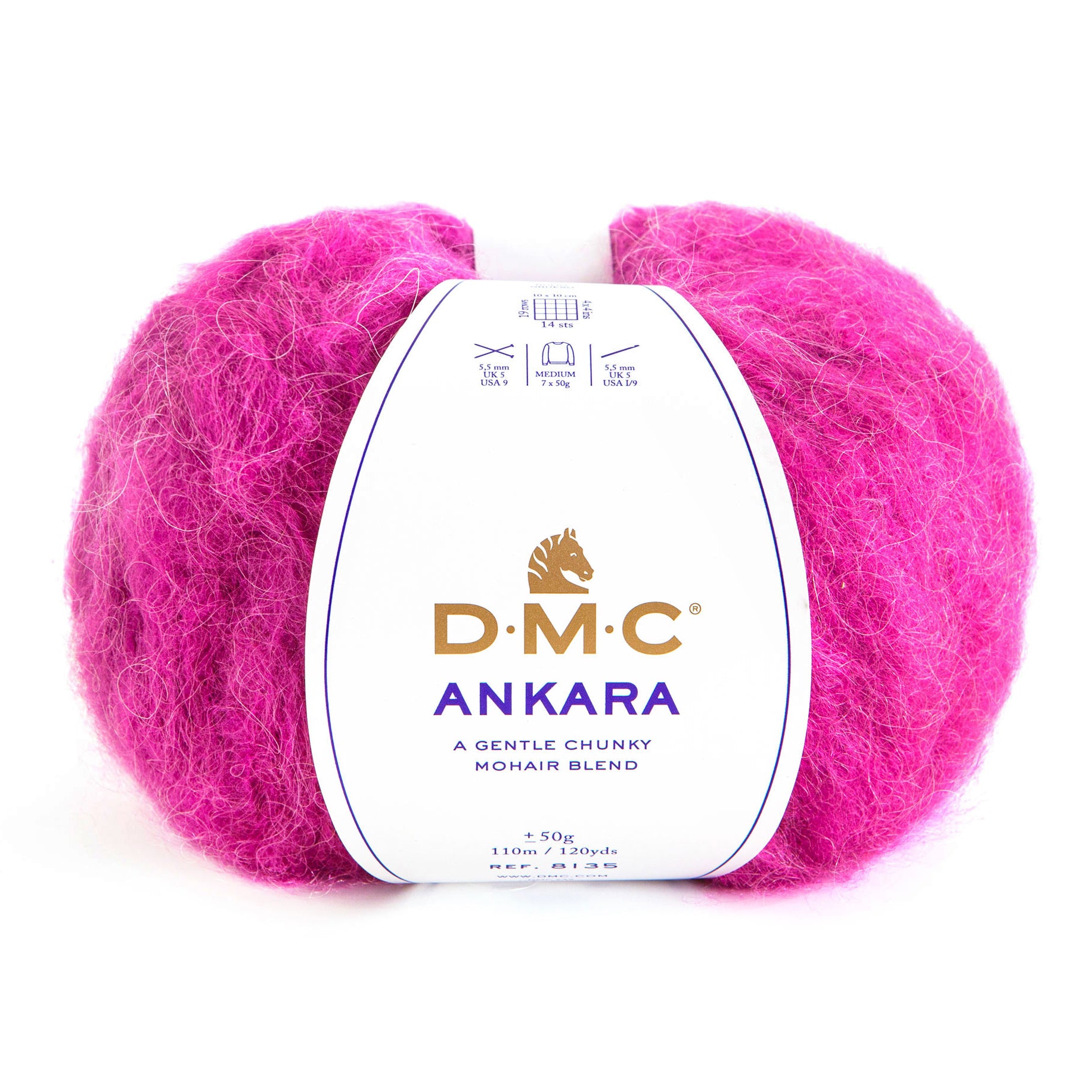 DMC Ankara – Grobe Mohair- und Acrylwolle für Winterkleidung